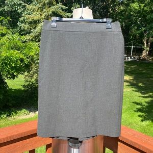 NWT Ann Taylor charcoal, gray skirt, measurements are posted in photos below